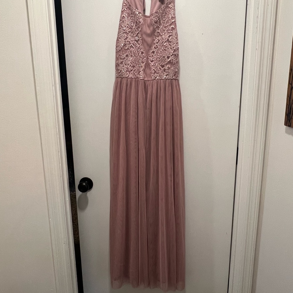 pink size large bridesmaid dress